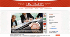 Desktop Screenshot of linguarus.si